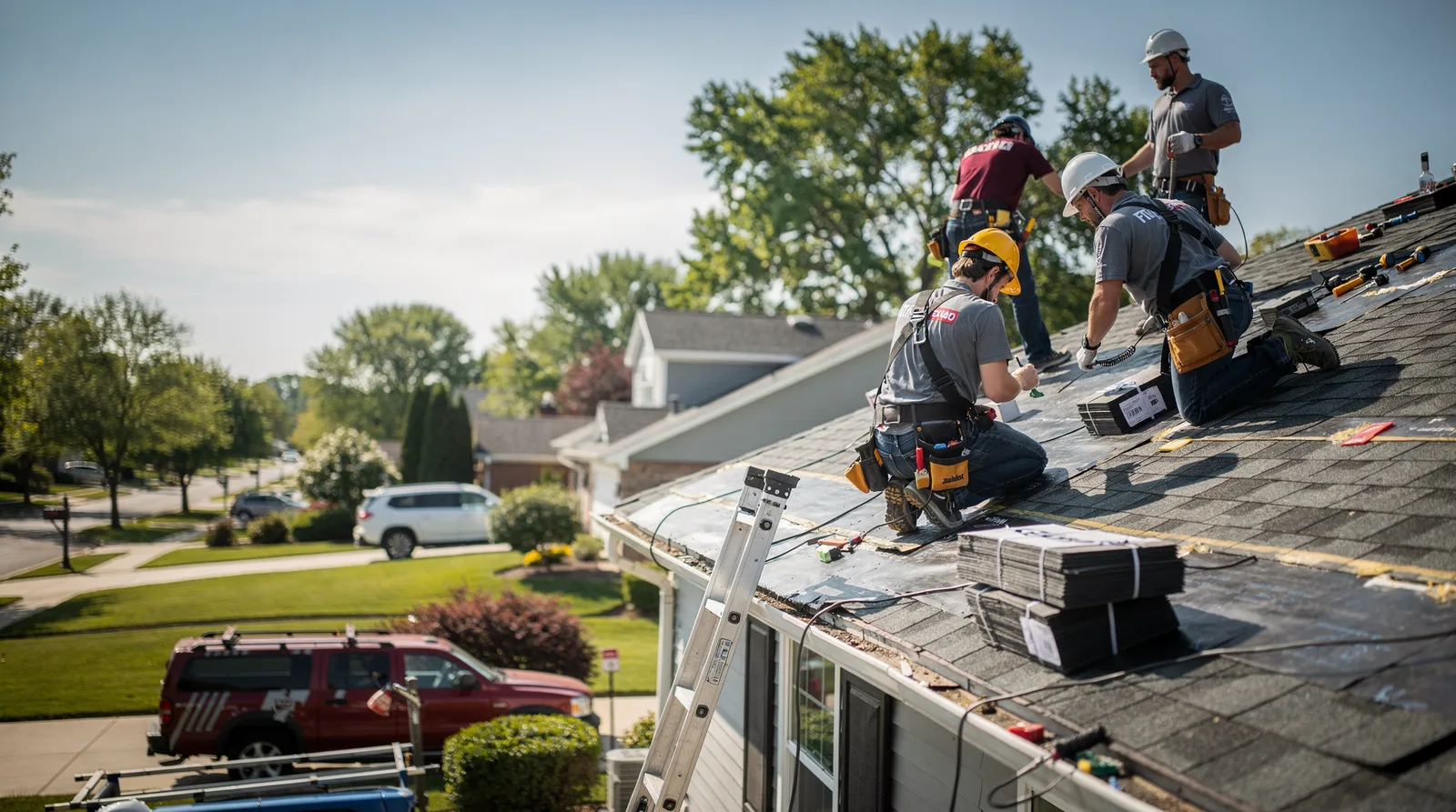 Roof Repair in Crescent City, IL around you